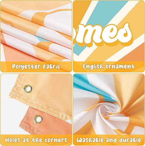 Miniatura 3 de Here Comes The Son - Telón de fondo para baby shower, estilo bohemio, retro, apagado, amanecer, decoración para colgar en la pared, fiesta de