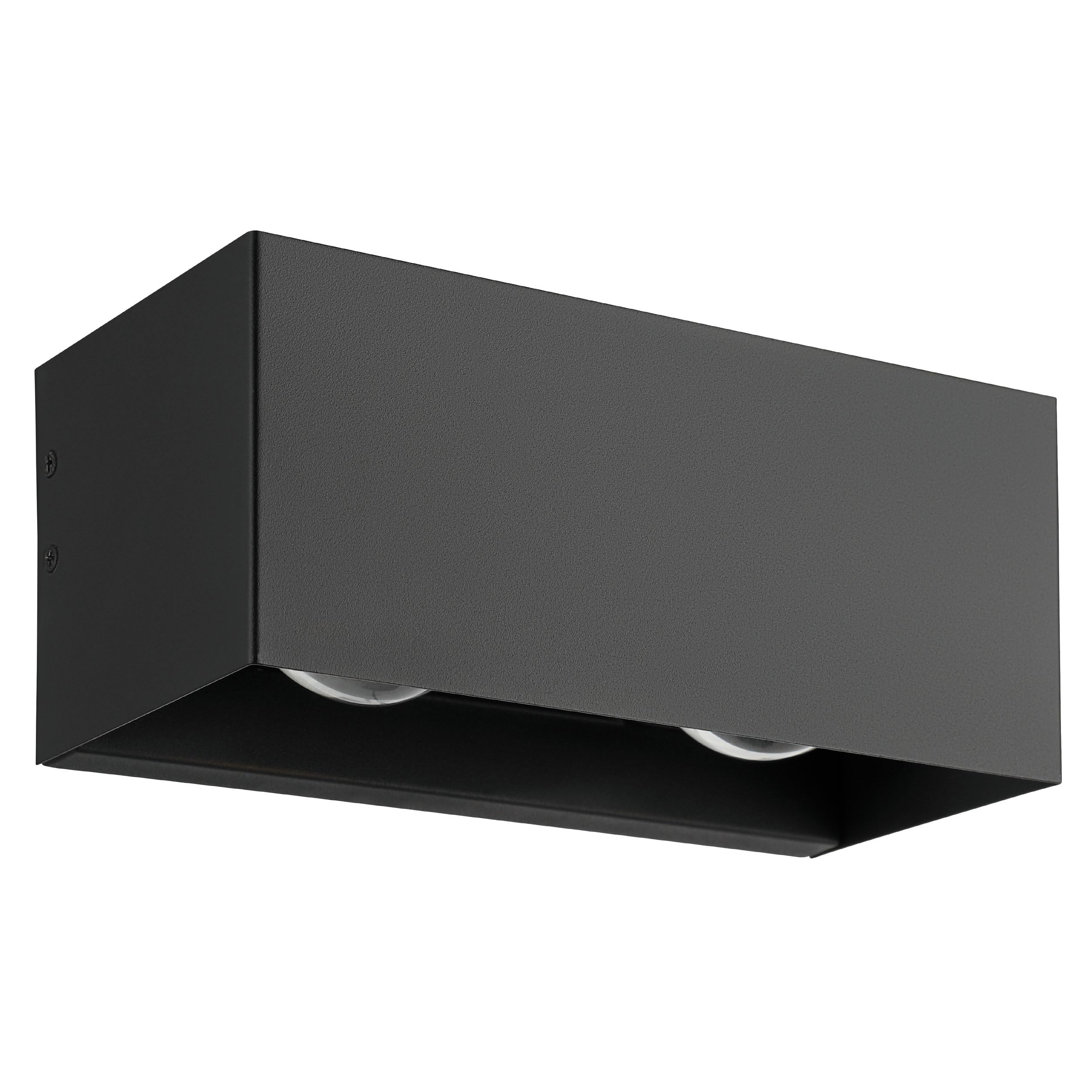 Eglo Light/Black Lesmo Led Ip44 Exterior Wall In