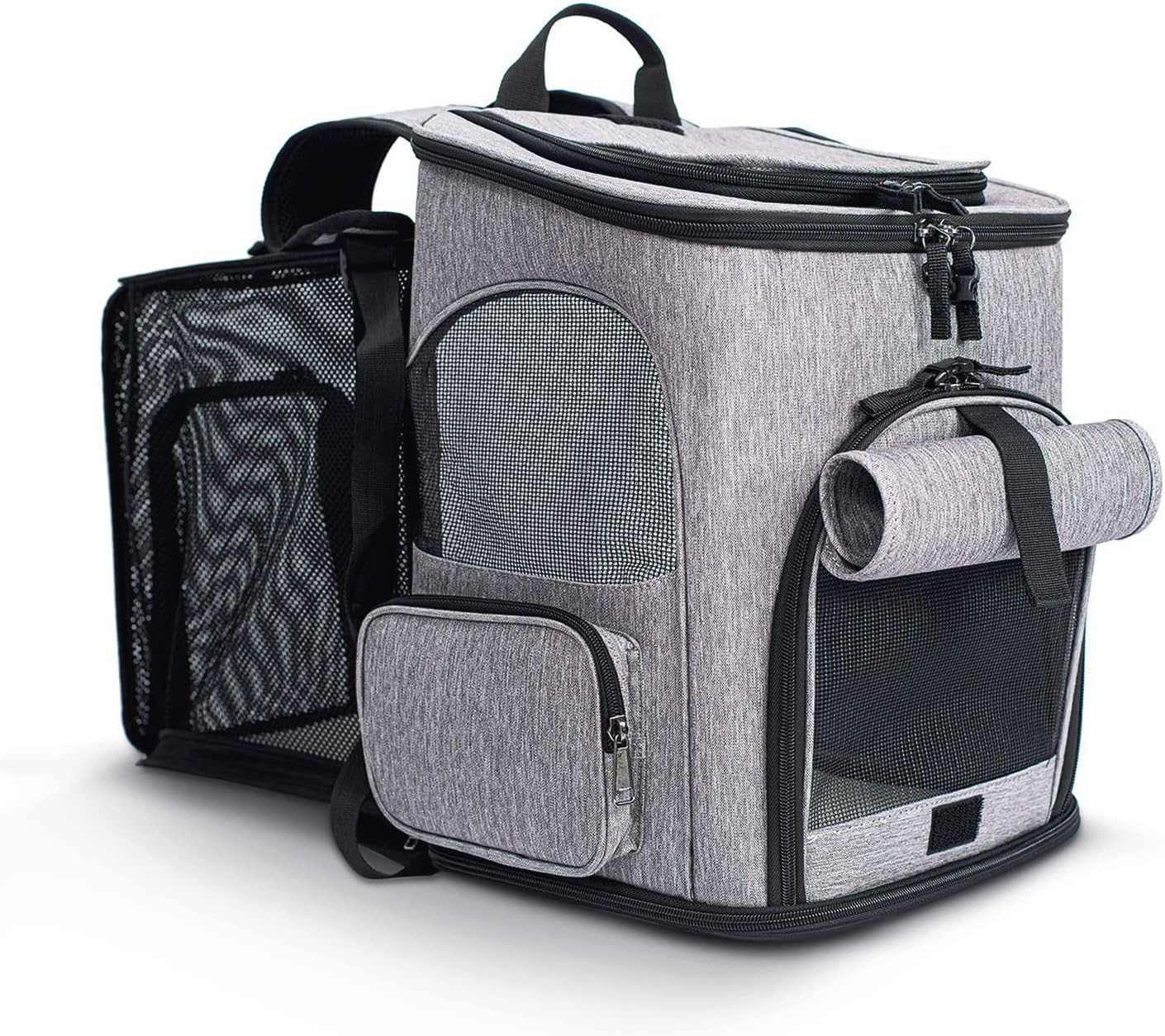 Feng Zhang Cat Carrier Backpack Expandable，Suitable for Small and Medium Cats-Puppy- Rabbits，Dog Carrier Bag for Pets Under 18bls，with…
