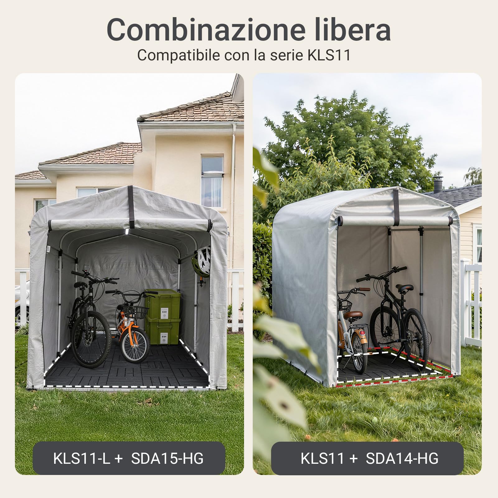 Sobuy Set da 35 Pezzi Piastrelle da Giardino, Pavimento per Esterno ad Incastro Mattonelle per Esterno Antiscivolo Impermeabile Piastrelle per Giardino e Balcone Grigio 30.5x30.5x2 cm SDA15-HG