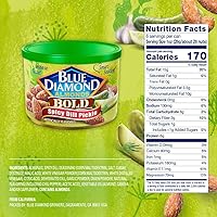 Vista 2 de Blue Diamond Almonds Spicy Dill Pickle and BOLD Elote Mexican Street Corn Flavored Snack Nuts, latas de 6 onzas