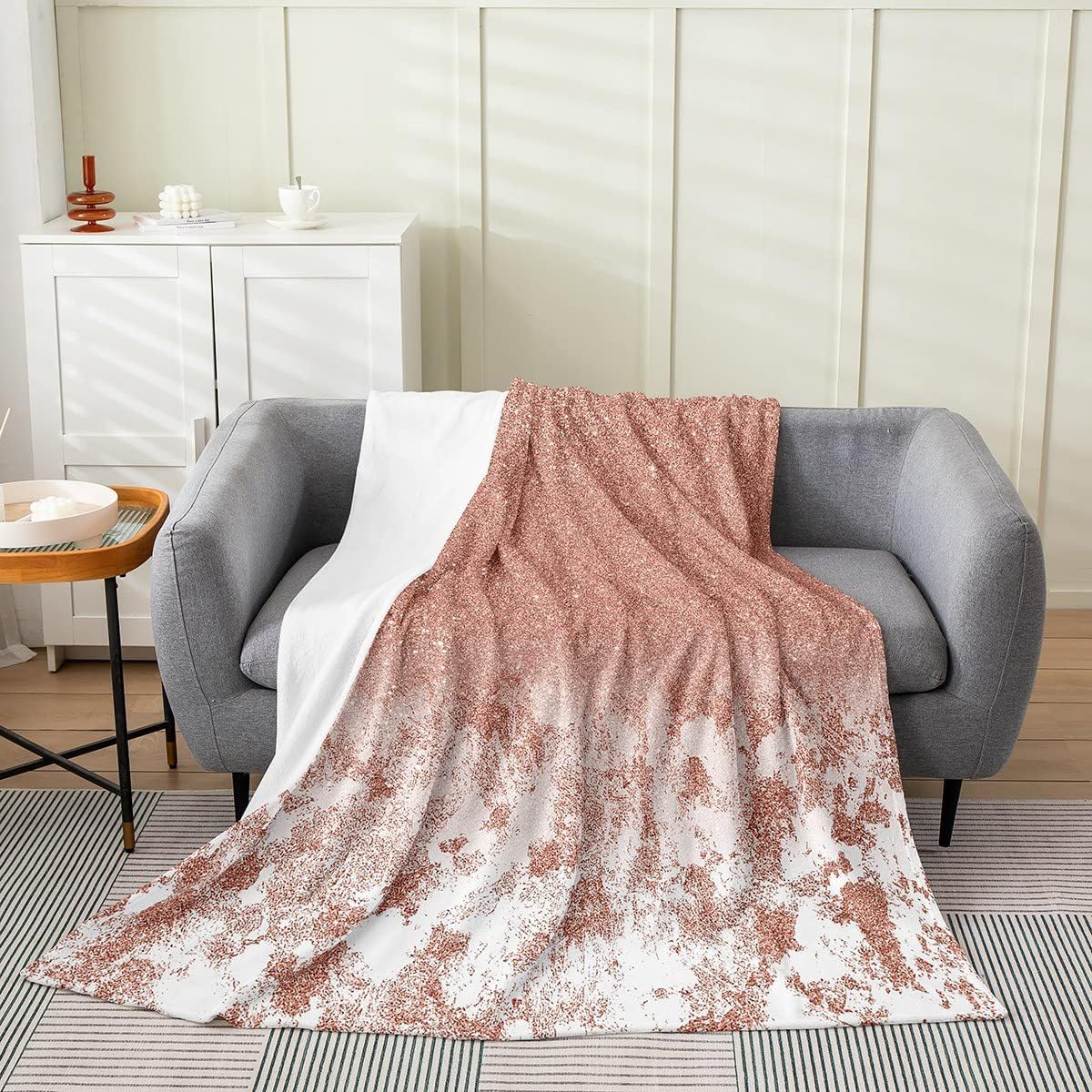 Couverture en polaire douce polyvalente et plaid flanelle pour lit 130x150cm