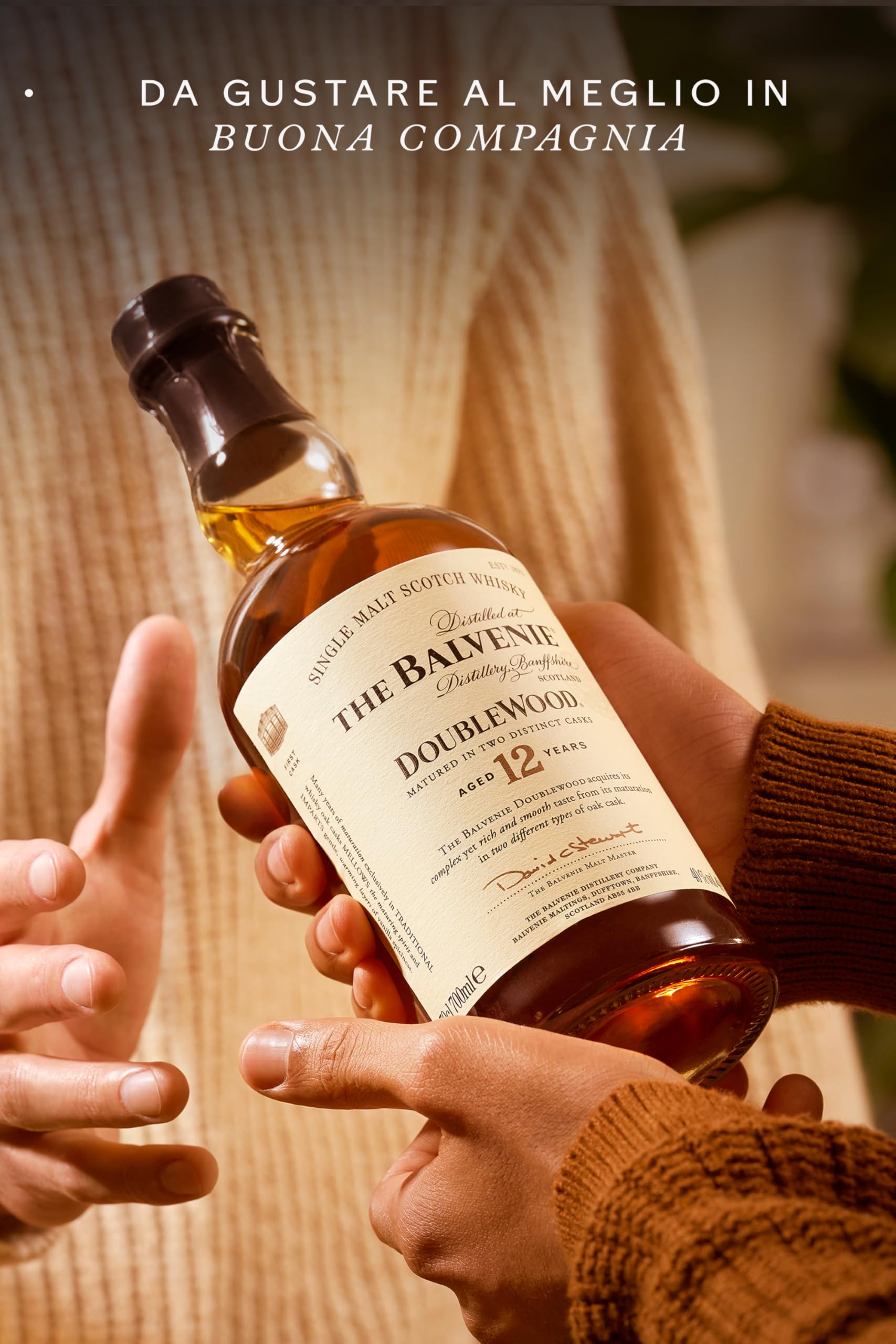 The Balvenie DoubleWood Single Malt Scotch Whisky 12 Anni, 70cl