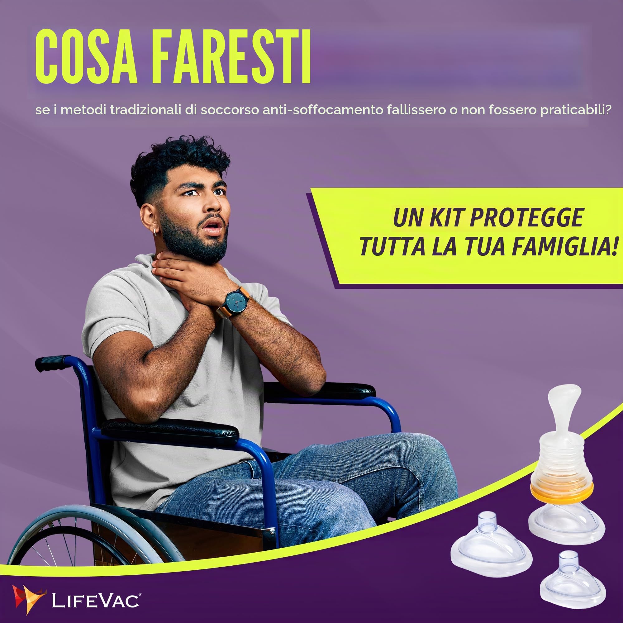 LifeVac dispositivo di emergenza Anti soffocamento