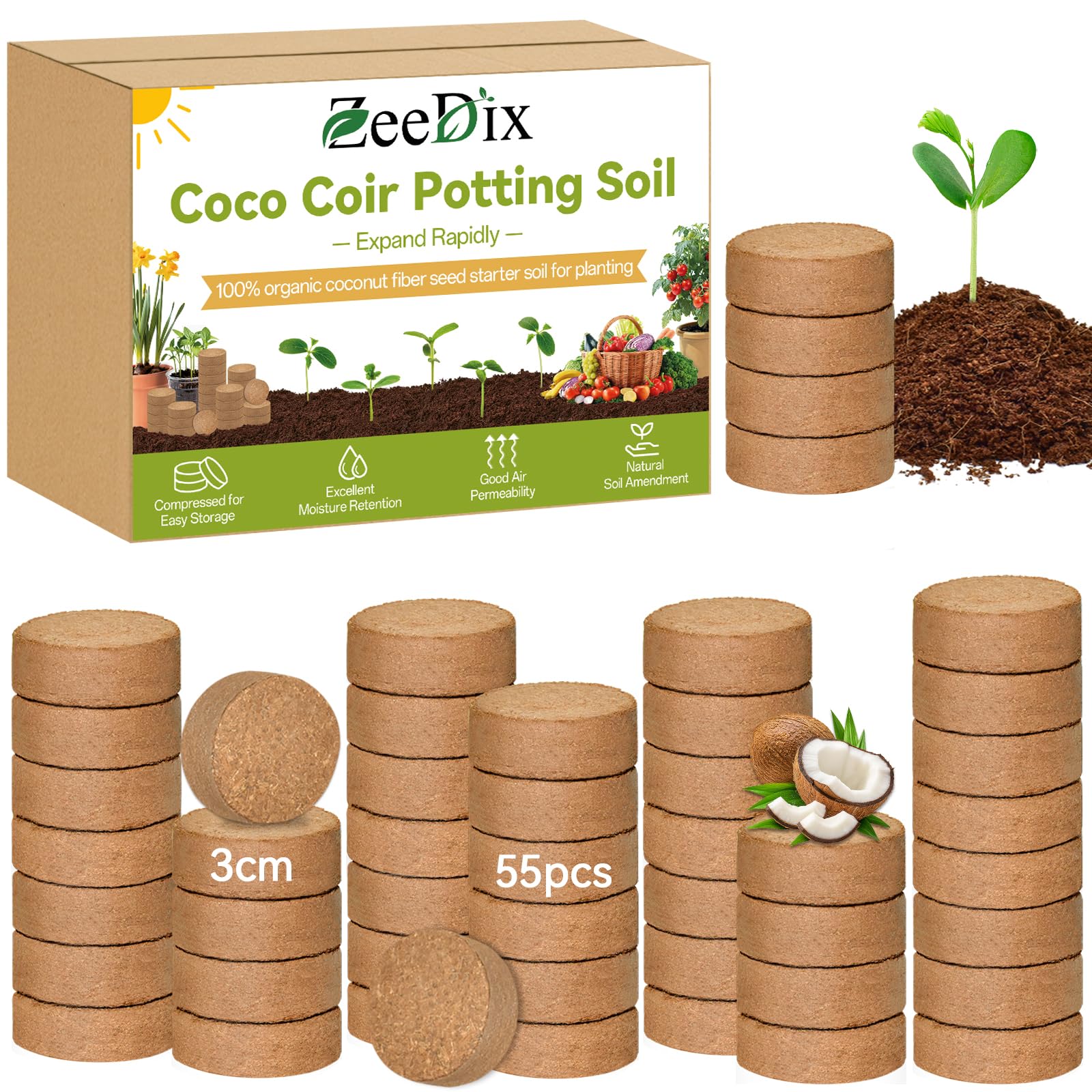 ZeeDix Coco Pellets