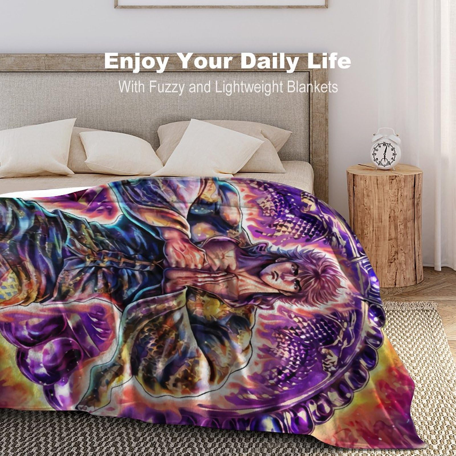 Amazon｜ブランケット 蒼天の拳 天刻 霞拳志郎 パチンコ愛好者 毛布