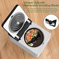 Vista 4 de 3L Compostador Eléctrico para Cocina, Contenedor de Compostaje de Encimera, Modelo Inteligente de Un Toque, Manejo de Residuos de Cocina, con Triple