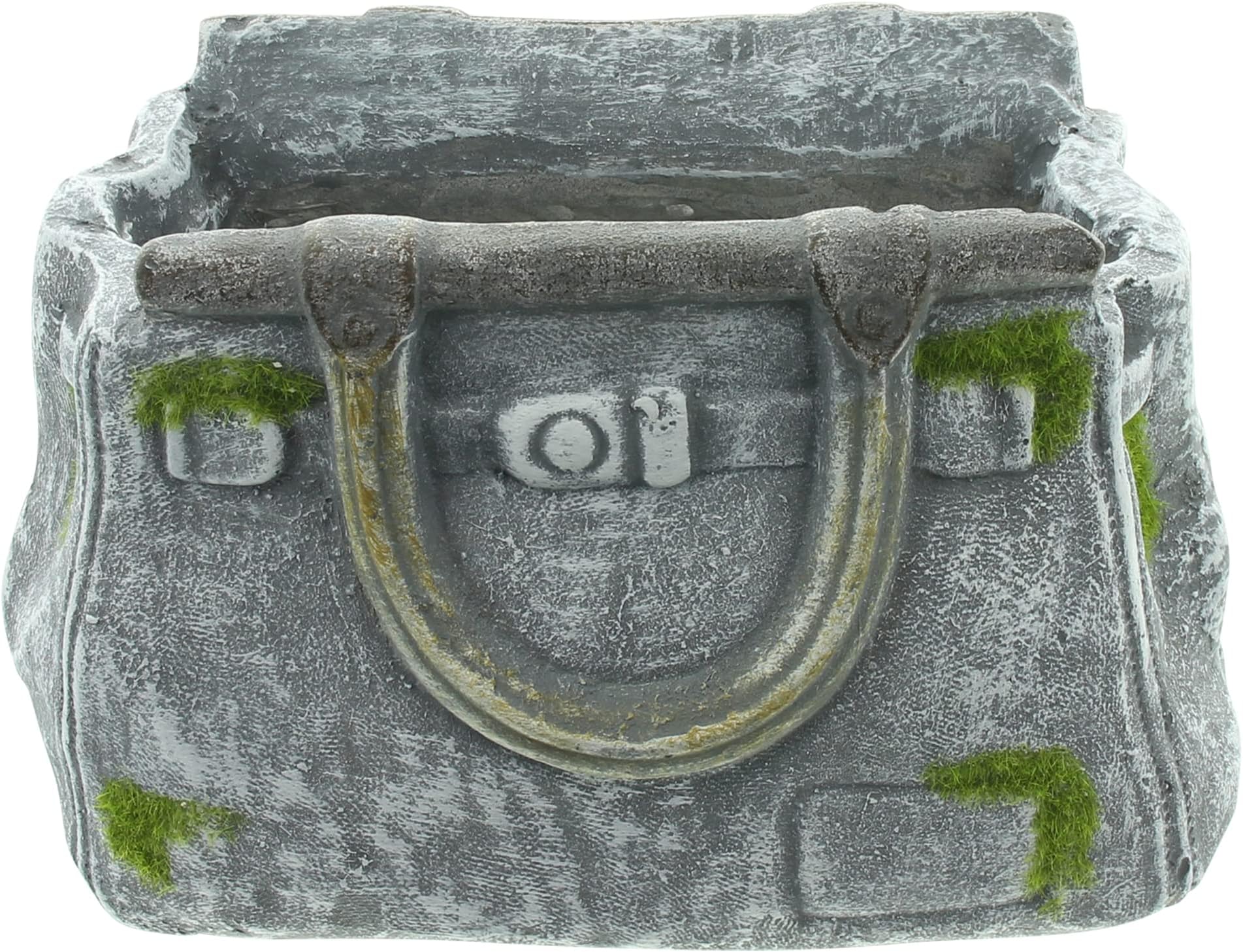 HEMOTON Sukkulenten Topf Harz Design - Deko Blumentopf Mit Häuschen Für Balkon & Wohnzimmer