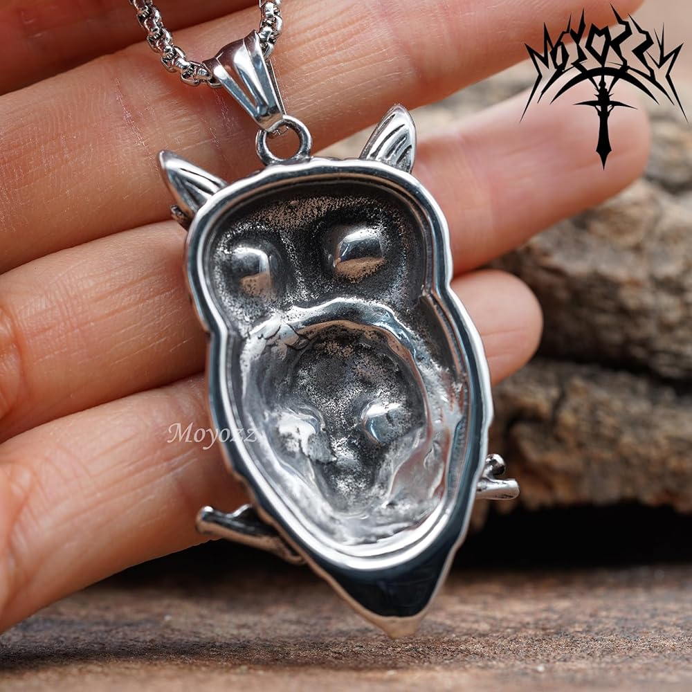 アクセサリー VTG JPG Owl Necklace w/ Skull Ring アクセサリー VTG JPG Owl Necklace w/ Skull Ring Owl Skull