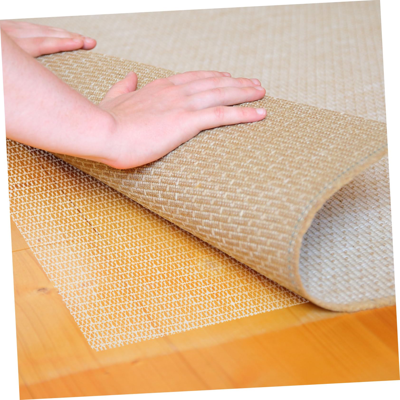 Zerodeko Tapis Antidérapant comme-Tapis Surface Antidérapante en PVC 200x300cm et Protection du Sol pour Éviter Le Glissement Curling