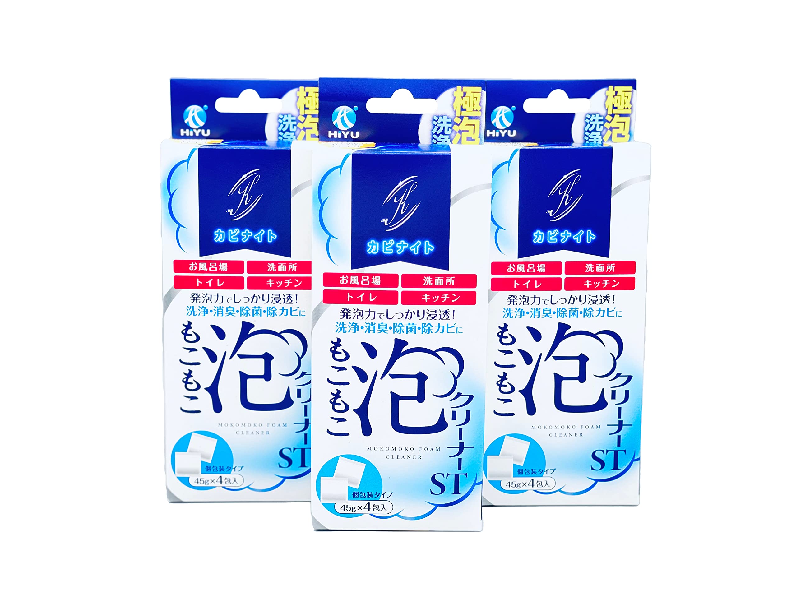 カビナイト　もこもこ泡クリーナー　3袋セット Amazon.co.jp: カビナイト もこもこ 泡クリーナー ST 45g×4包入 3箱