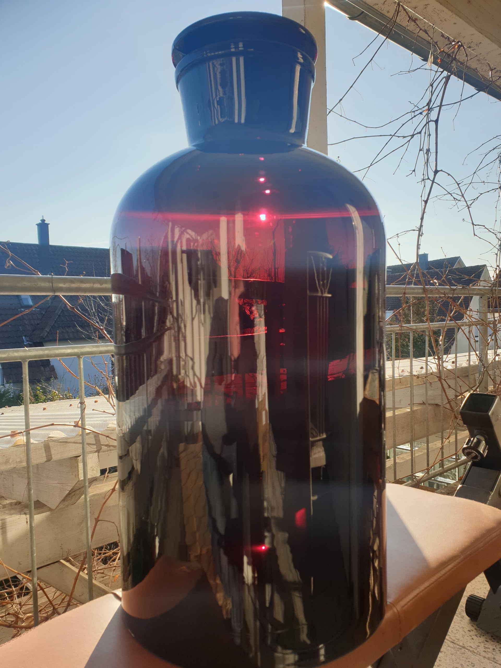 Generisch Apothekerflasche 20 L, Weithals, Braunglas