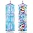 Basumee Stuffed Animals Net or Hammock 2 Pcs Stuffed Animals Storage Toy Net Hammock for Plushies Storage Organizer Mesh Kids Girls Room Decor, Blue Teal, 3 Tiers