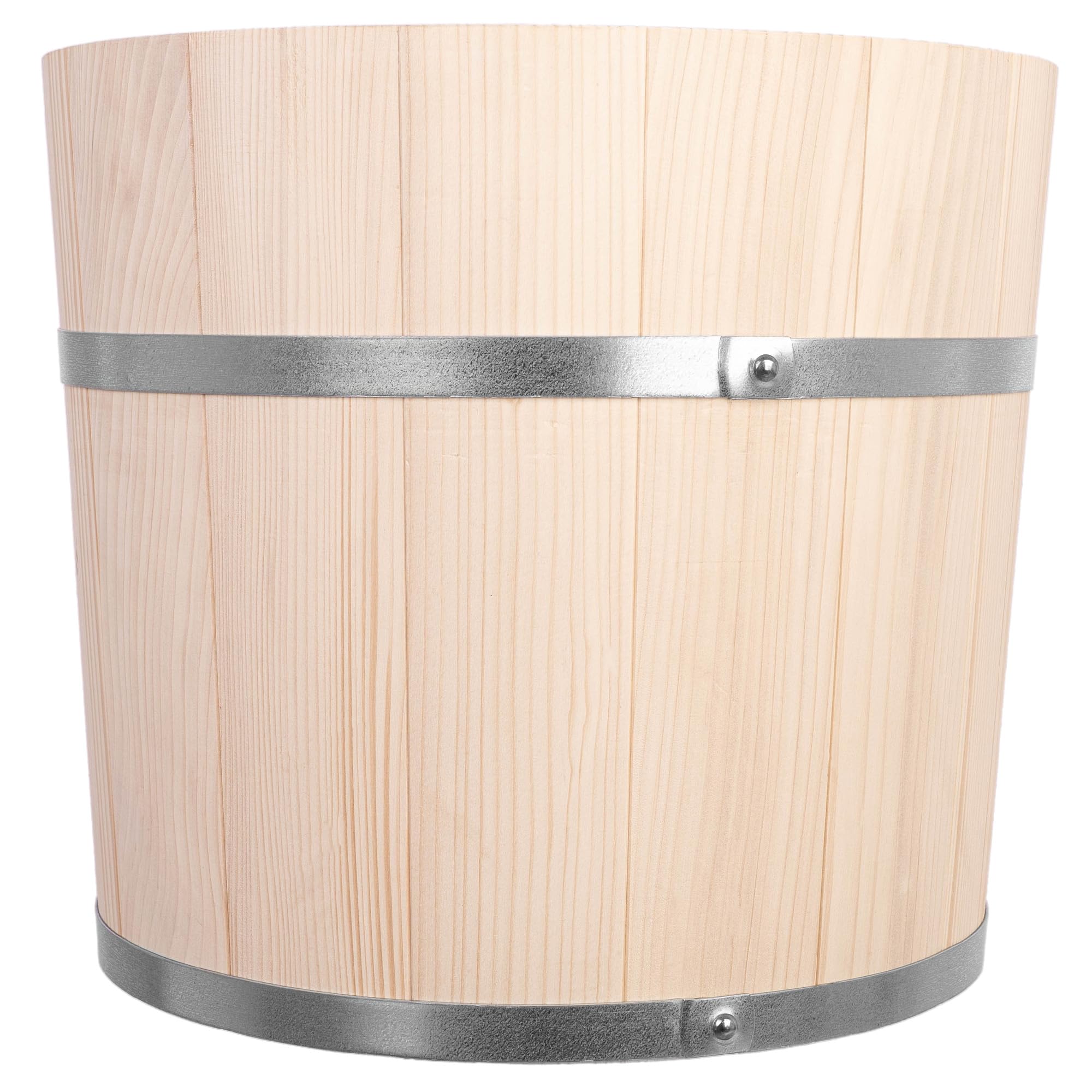 KADAX Barril de madera de 25 l, olla de chucrut de madera, olla de fermentación para fermentación de verduras como chucrut, pepinos o kimchi, barril de chucrut, olla de pepino, barril de pepino