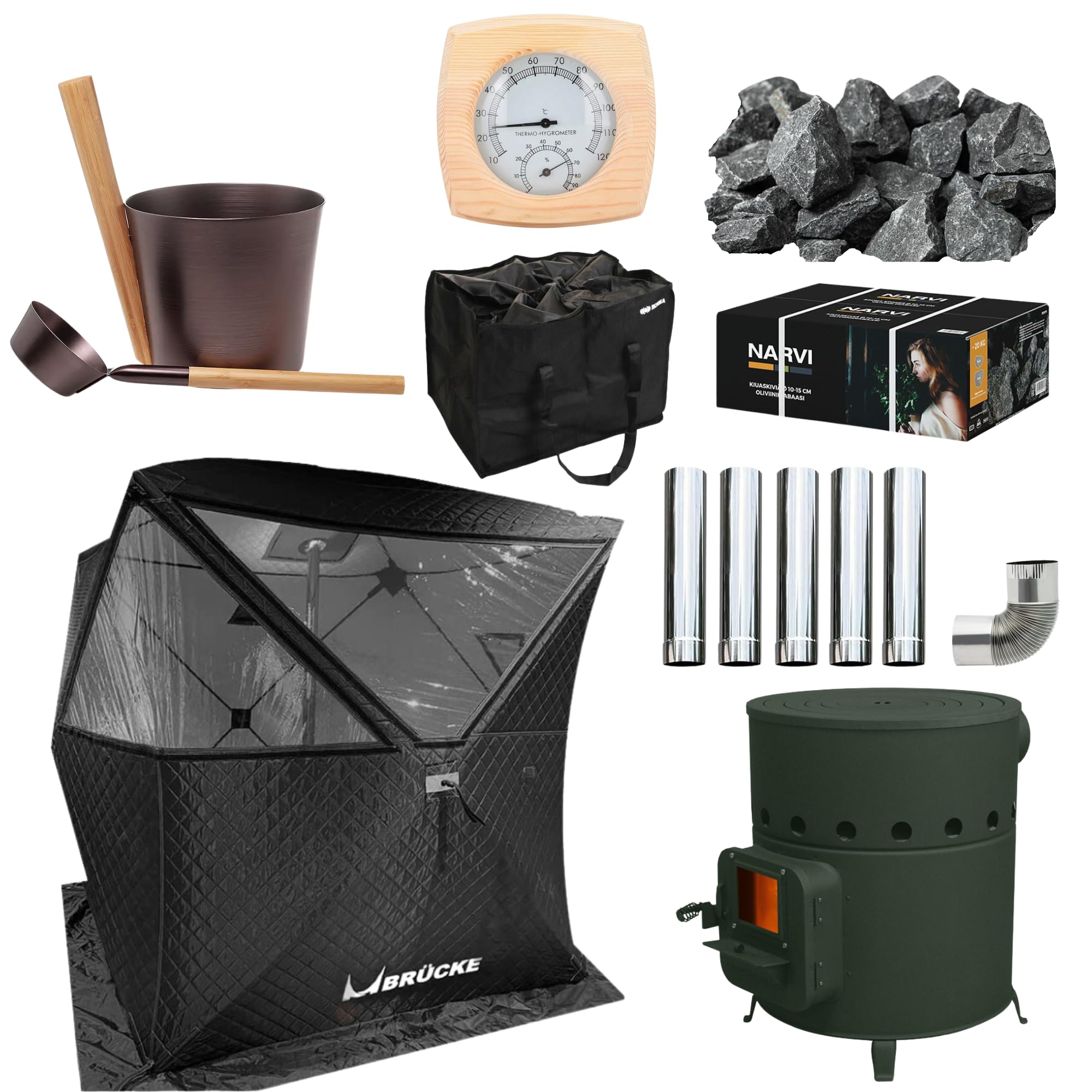 Amazon.co.jp: BRÜCKE テントサウナ ホンマ製作所薪ストーブ 別注A-41  