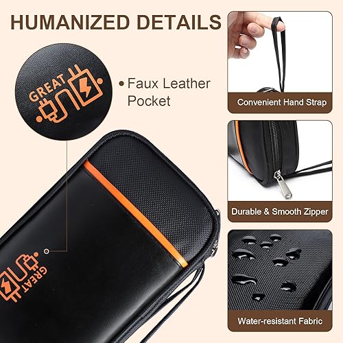 Miniatura 4 de Toplive Bolsa organizadora de cables de viaje, bolsa de almacenamiento portátil de accesorios electrónicos de viaje, bolsa de almacenamiento de gran