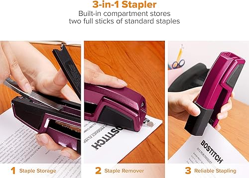 Miniatura 4 de Bostitch Epic, engrapadora, Magenta