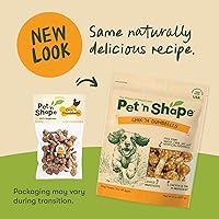 Vista 17 de Pet 'n Shape Duck 'n Rice Dumbbells Treats para Perros - 3 onzas