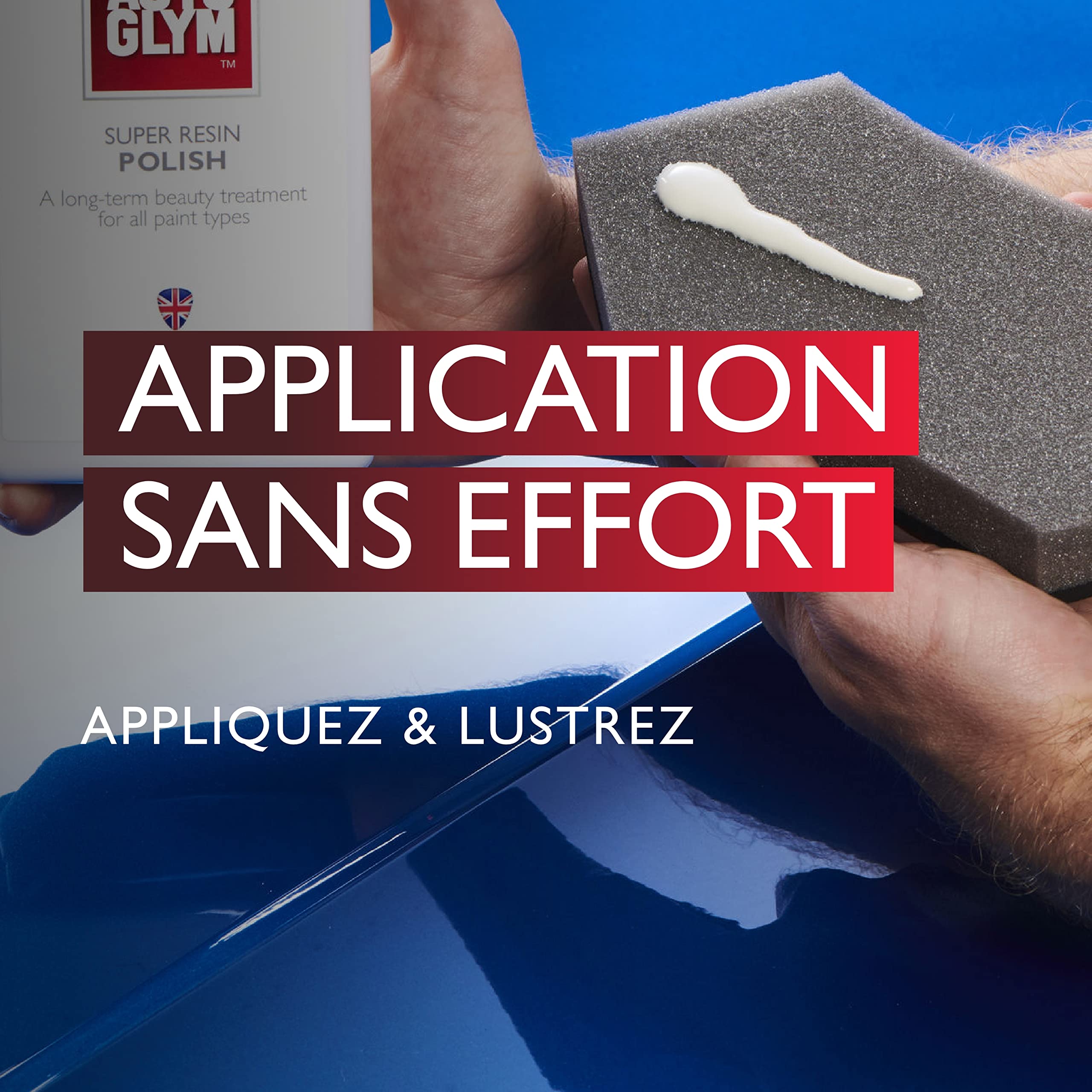 Autoglym Super Resin Polish (Mastic pour Carrosserie) - Polish pour Voiture, Élimine et Efface les Rayures Légères, Protection Semblable à la Cire pour Voitures - 1L