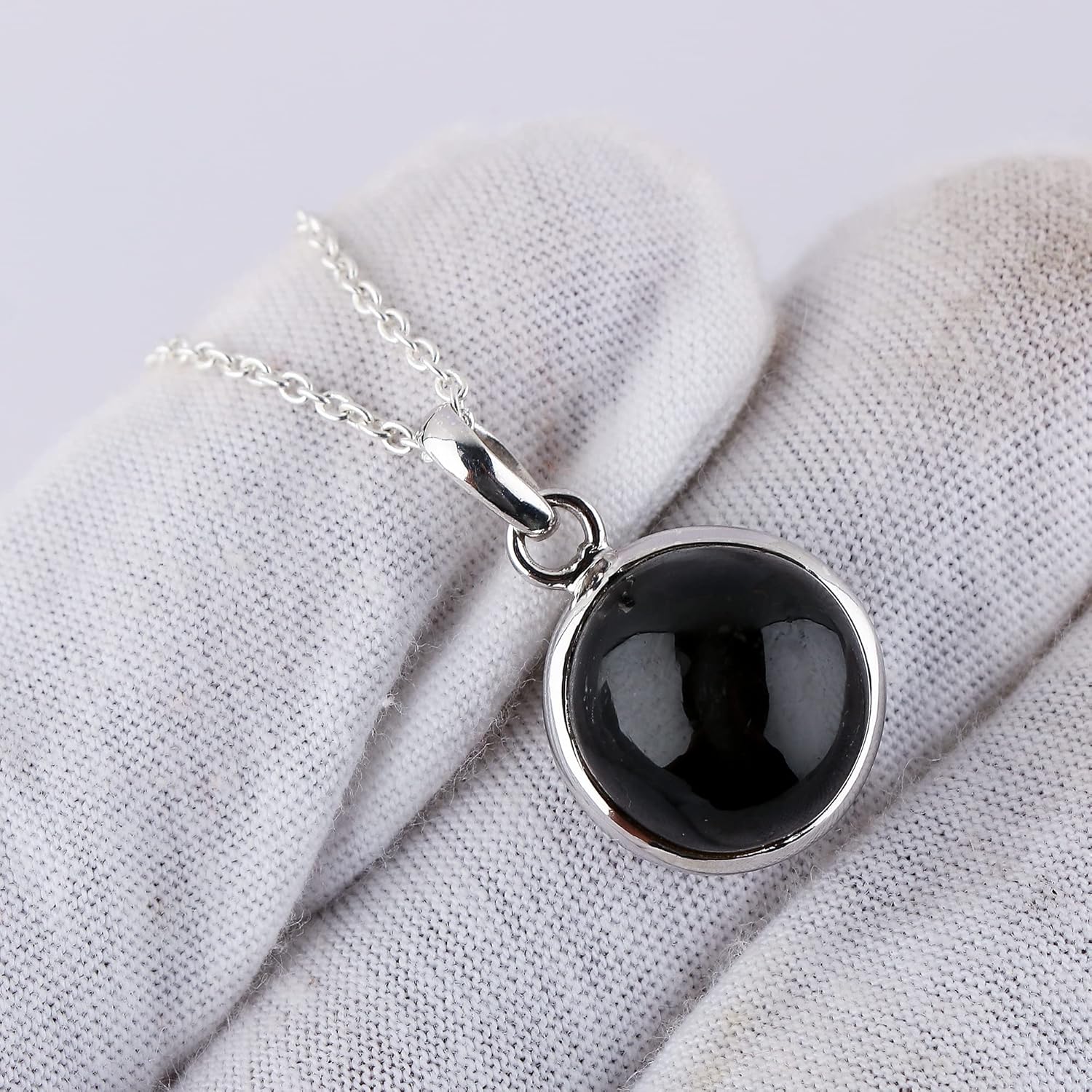 Natural Gemstone Dainty Pendant Necklace for Women, Healing Chakra Energy Crystals, Handmade Jewelry, 925 Sterling Silver Chain, Birthday Gift for Her - Image 4