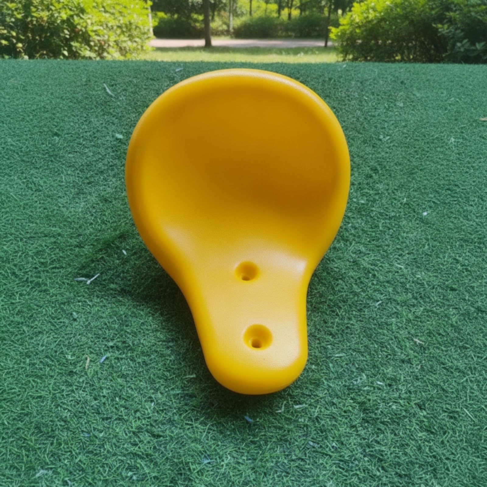 Wippsitz Kinder Schaukelwippe Sitz Ersatzteil Rutschfest Ergonomisch Wetterfest für Kindergarten Spielplatz Außenbereich, Orange, Rotationsgeformt
