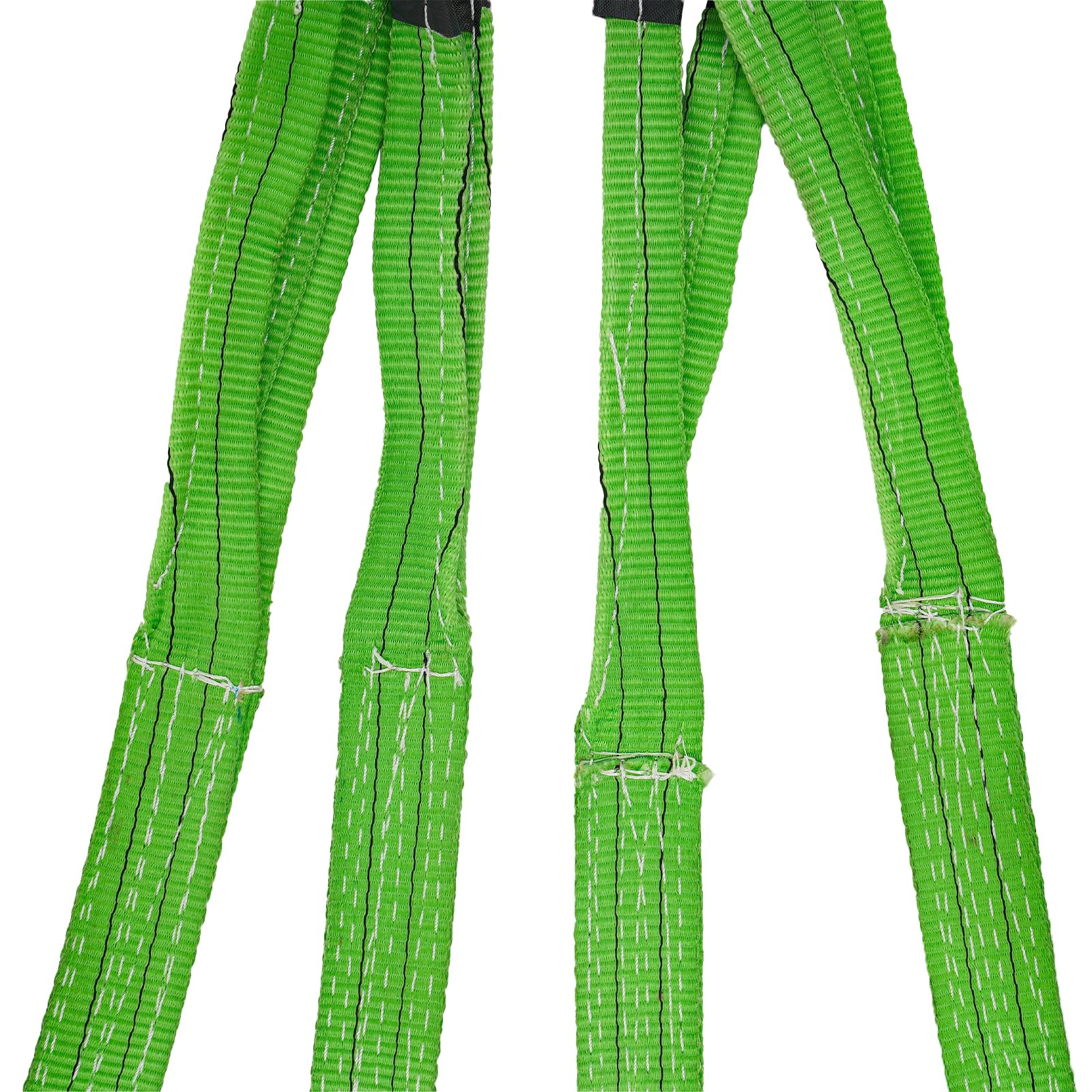OUKANING 4 fili di catena, 1,5 m, G80, 4 ganci grandi, portata 6T, catena rotonda in acciaio con artigli di sicurezza per coperture di sollevamento, catena per cantiere e industria