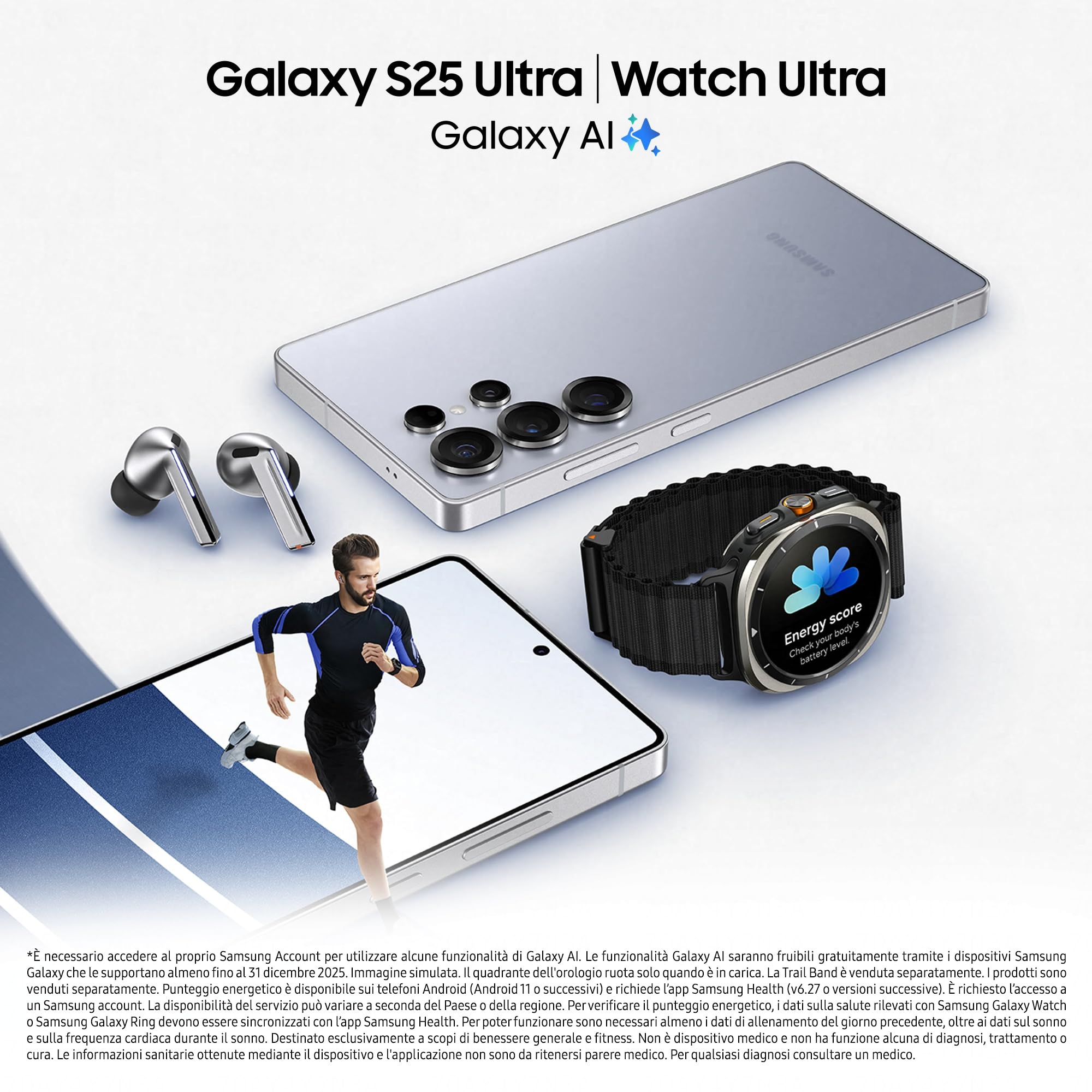 Samsung Galaxy S25 Ultra Smartphone AI, 3 anni di Garanzia del produttore, Display 6.9'' QHD+ Dynamic AMOLED 2X, Fotocamera 200MP, RAM 12GB, 256GB, 5.000 mAh, Titanium Black [Versione italiana]