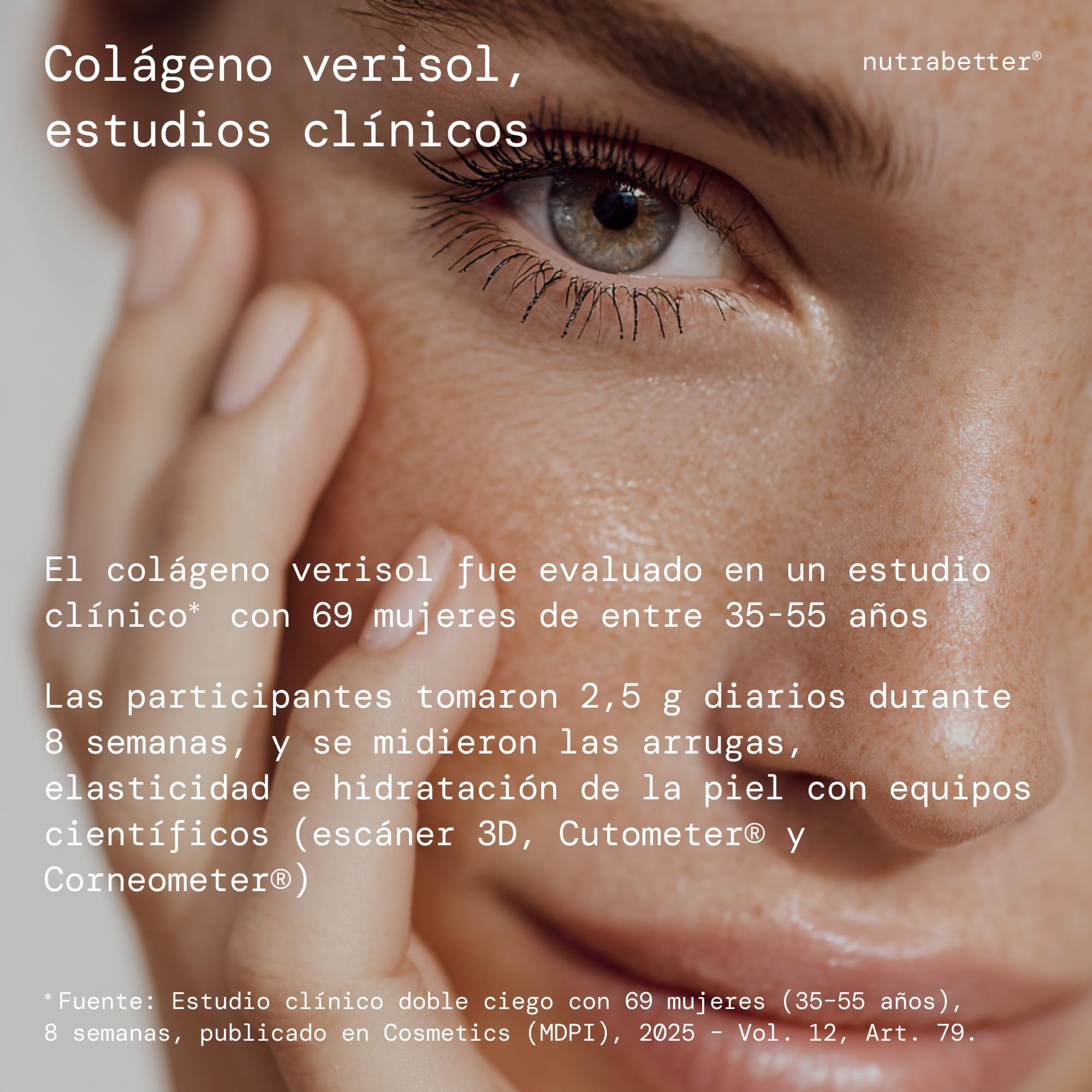Colágeno Verisol® 2500 mg +Ácido Hialurónico 100 mg +Q10 | Colageno bebible con sabor agradable | + Vitamina C, Biotina, Selenio, Zinc y Acai | Articulaciones, Piel, Cabello y Uñas | nutrabetter®