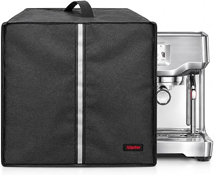 Portable Espresso Machine Cover Compatible with Breville Barista Express Espresso Machine BES870XL/BES870BSXL/BES880BS Barista Pro Espresso Machine/Barista Touch Espresso Machine - Dark Grey