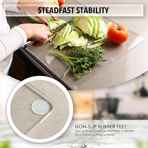 Miniatura 5 de Tablas de cortar de acrílico para encimera de cocina con labio antideslizante 24/ancho x 18/largo AN1