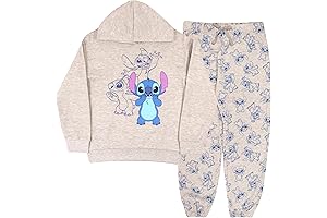 Lilo and Stitch Minnie Mouse Girls Matching Sets Pullover Hoodie and Jogger...