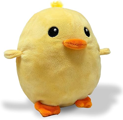 Miniatura 4 de Peluche reversible de pollo a huevo  Feliz + triste  Muestra tu estado de ánimo  Peluche para aliviar el estrés de 7 pulgadas