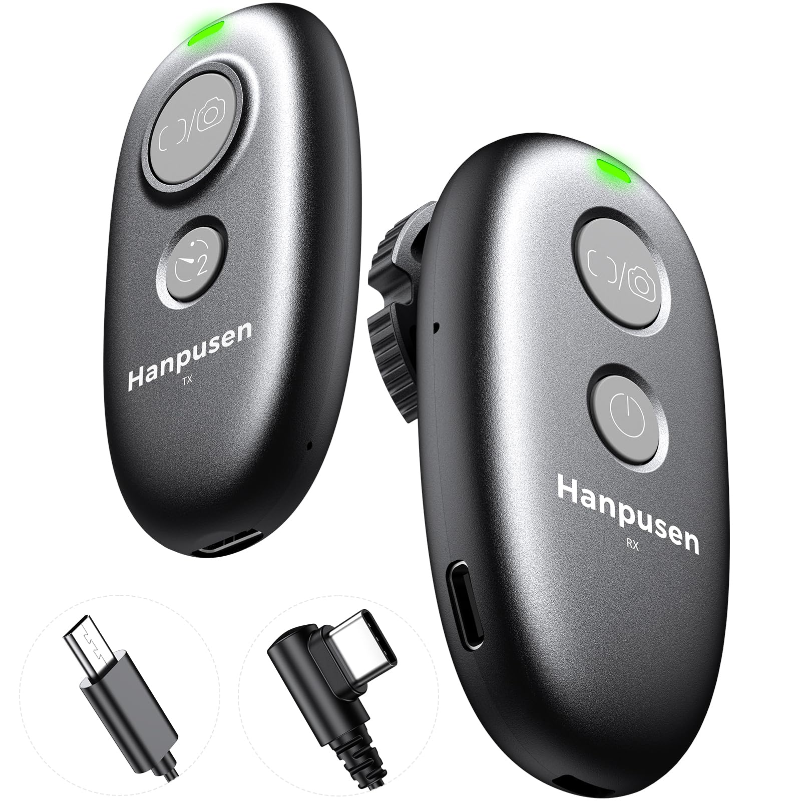 Mando a distancia inalámbrico recargable para cámara Sony | Para Sony A6400/A6700/A6100/A7 IV/A7 III/ZV-1/ZV-E10II/FX3/FX30/FX2/RX100 VII/A7 V/A1 II/A7C II/ZV-E1, sin pilas desechables