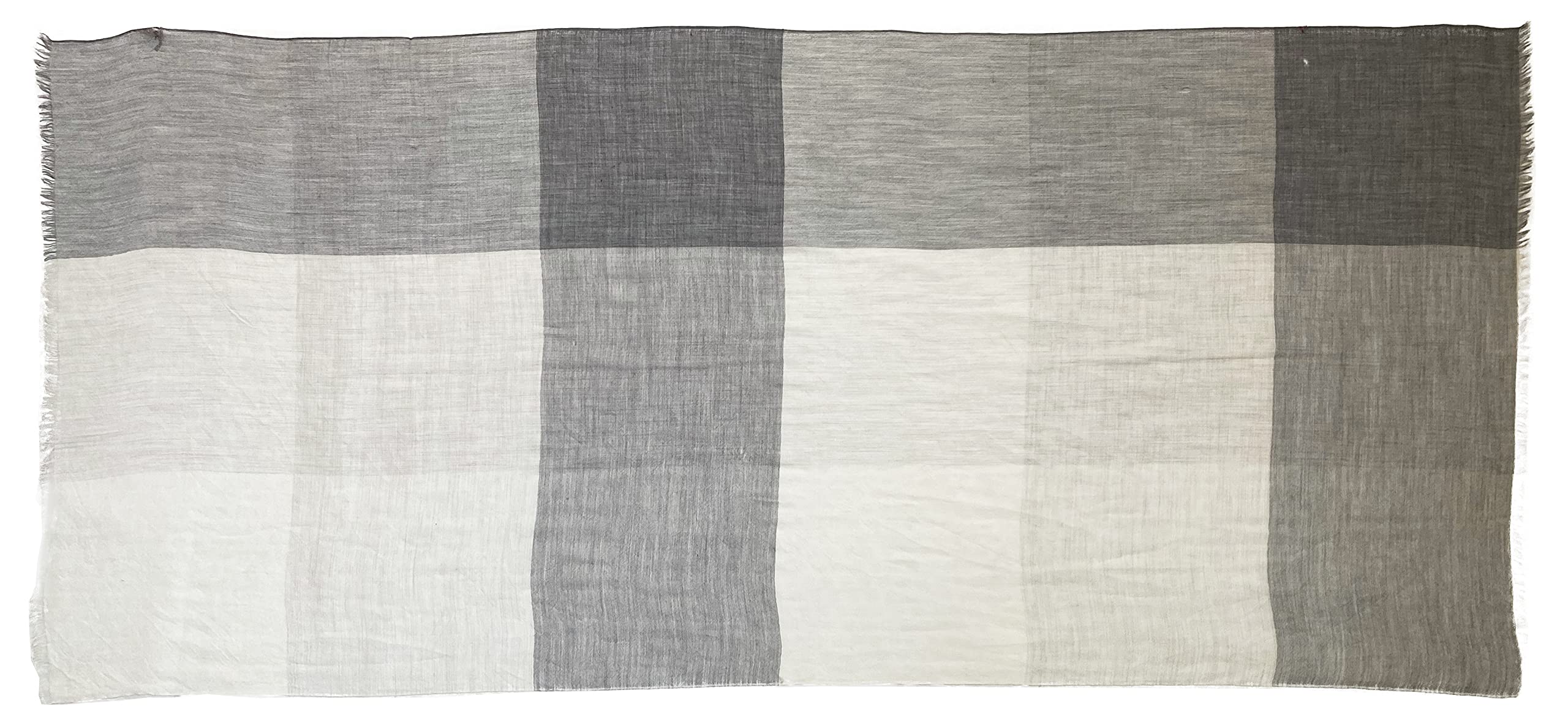 estolas, bufanda, accesorios - Quadro white, Blanco Gris, Talla única