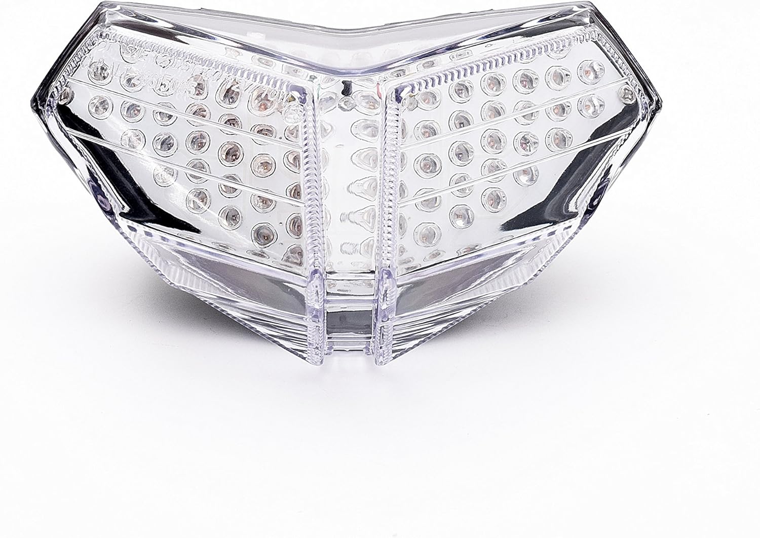 Luz trasera LED secuencial de freno para motocicleta, lente transparente con señales de giro integradas para Ducati 2008-2009 1098/R/S; 2009-2013