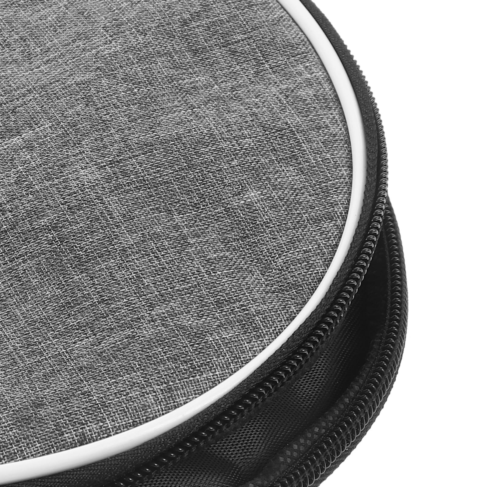 Toyvian Funda para Pala de Tenis de Mesa Semicírculo Gris Bolsa Almacenamiento Raqueta y Balones