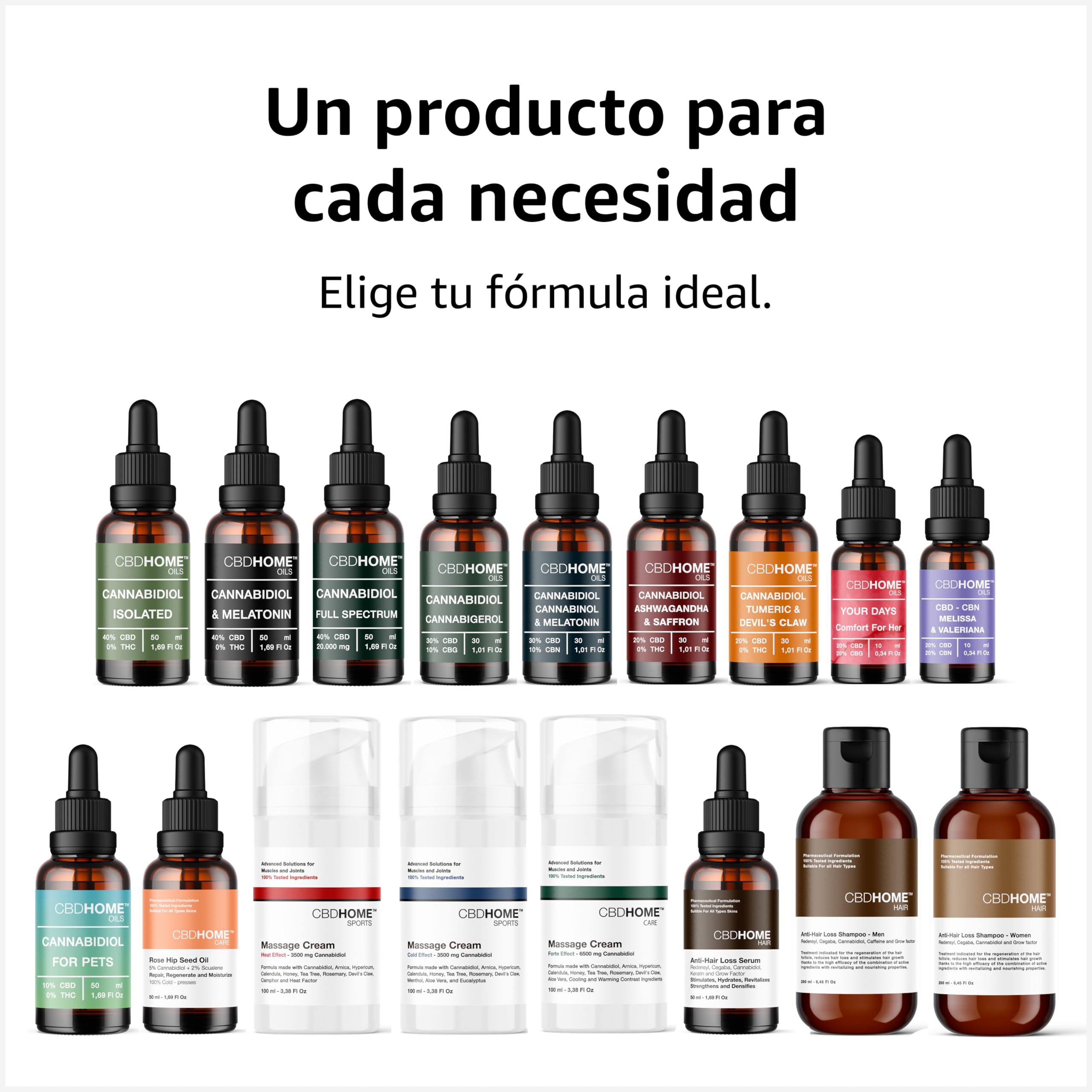 CBD HOME Sports - Krem do masażu z 6.500 mg CBD + CBG - Efekt kontrastowy - Z kannabidiolem, arniką, dziurawcem, hakoroślą - Mięśnie, kolana, odcinek lędźwiowy, szyja, barki, plecy - 100 ml