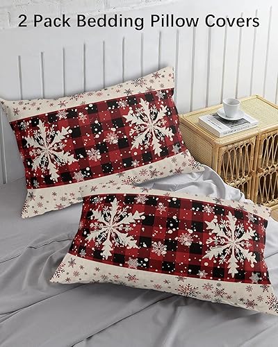 Miniatura 9 de Fundas de almohada de flores de mandala, tamaño King, 2 paquetes de fundas de almohada suaves para cama, fundas decorativas de lujo, funda de cojín
