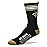 For Bare Feet NFL Youth 4 Stripe Deuce Crew Sock, New Orleans Saints, One Size