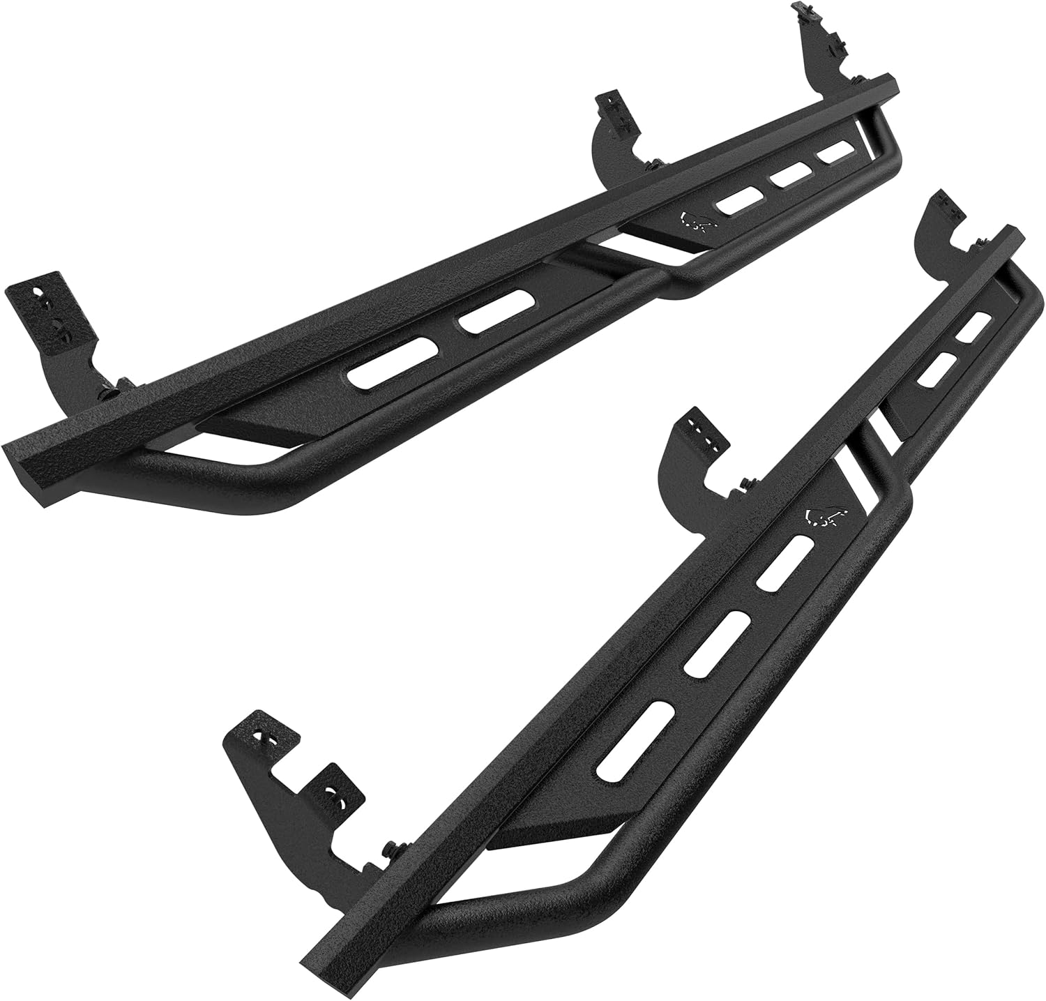 IRONBISON Running Boards Fits 2005-2023 Toyota Tacoma Double Cab, Heavy Duty Pickup Truck Tacoma Side Steps Off Road Nerf Bars Step Rails Heavy Texture Black