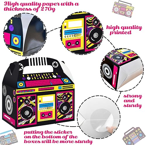 Miniatura 3 de Caja de regalo de fiesta de los años 90 con temática retro de los años 90 para fiestas de cumpleaños y baby shower