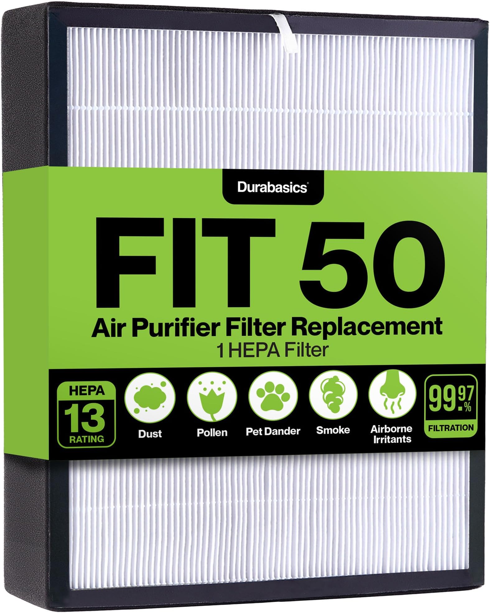 HEPA 13 Filter for Alen BreatheSmart Fit50, Replacement for Alen Air Purifier Filter Fit50, Allen BreatheSmart Air Purifier Fit50 & Alen BreatheSmart Filter