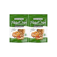 Vista 16 de Snack Factory Pretzel Crisps, Queso Cheddar, 7.2 Oz