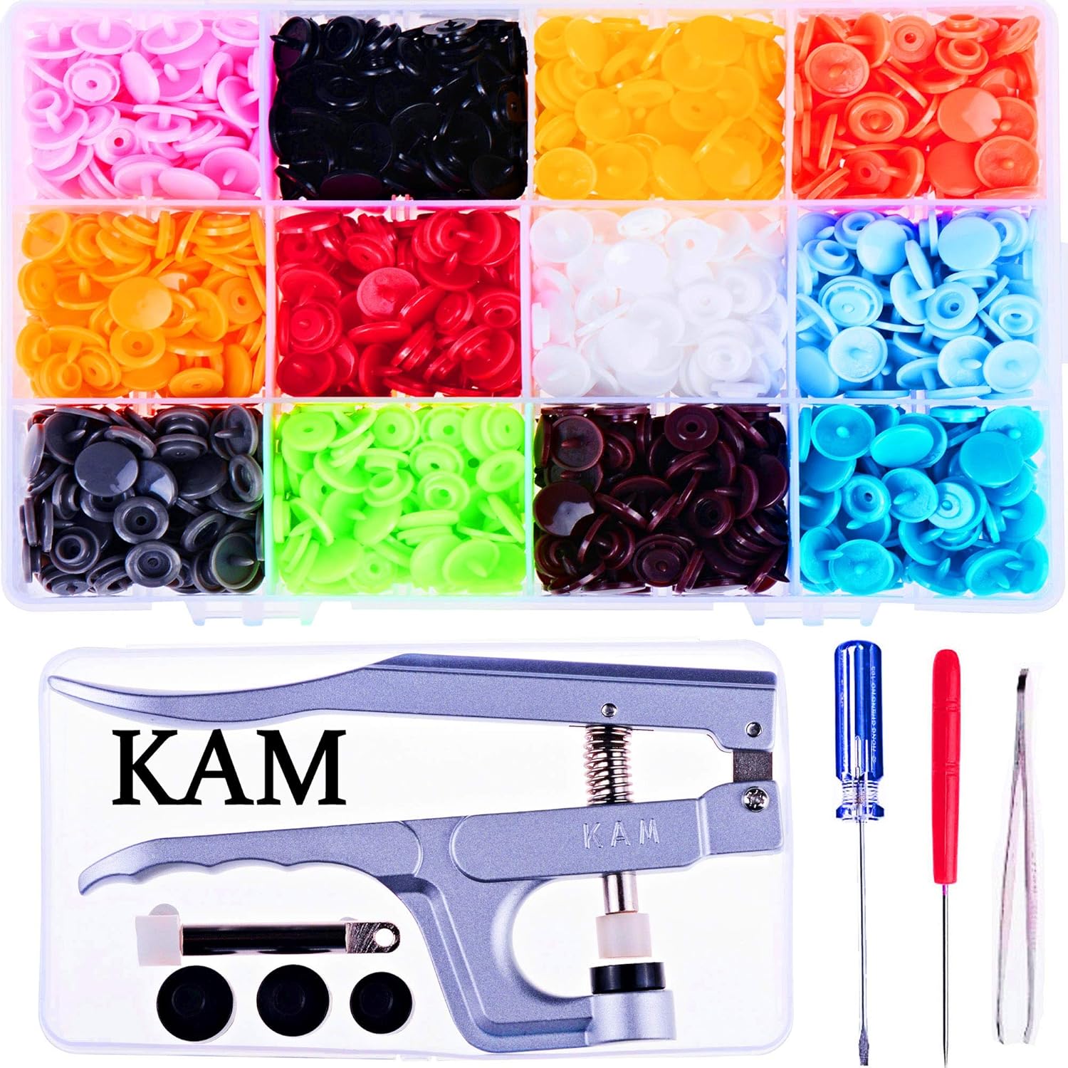 Snaps Starter Kit Snap Fastener Kit Poppers Fasteners Kit