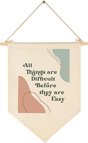 Letrero de mentalidad de crecimiento, decoración de esquina de calma hacia abajo, consejero escolar, oficina, arte de pared, afirmación para niños,