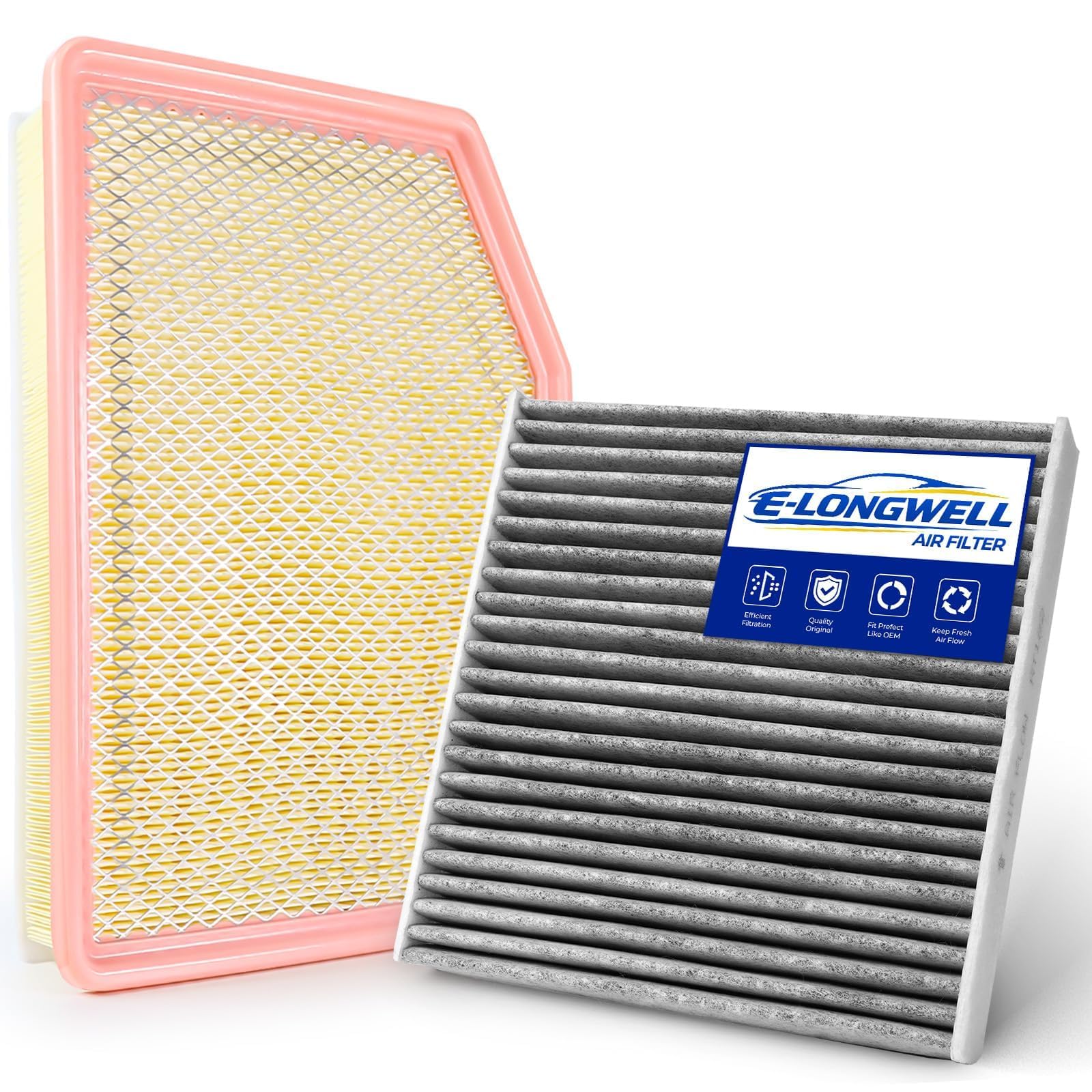 Kit Filtro Aria Abitacolo E Motore Per Chevrolet Silverado/GMC Sierra 2019-2025 | Sostituisce 84121219, 13508023, Solo Benzina