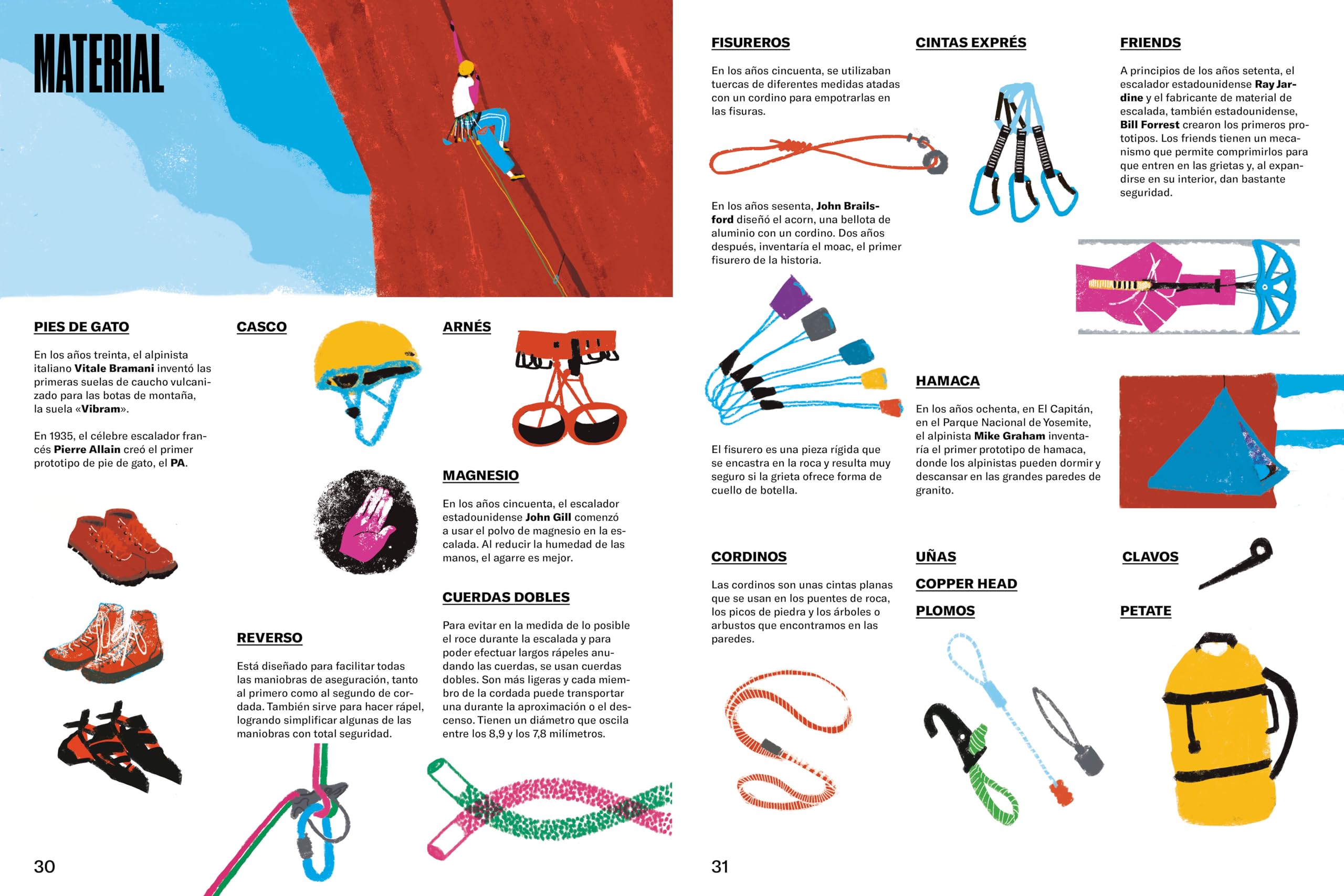 VERTICAL: Historia ilustrada de la escalada (Libro informativo)