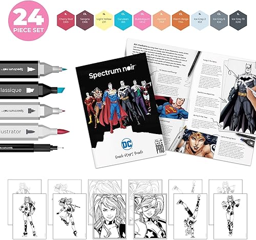 Miniatura 2 de Spectrum Noir Kits de arte de DC para ventilador profesional (Harley Quinn)