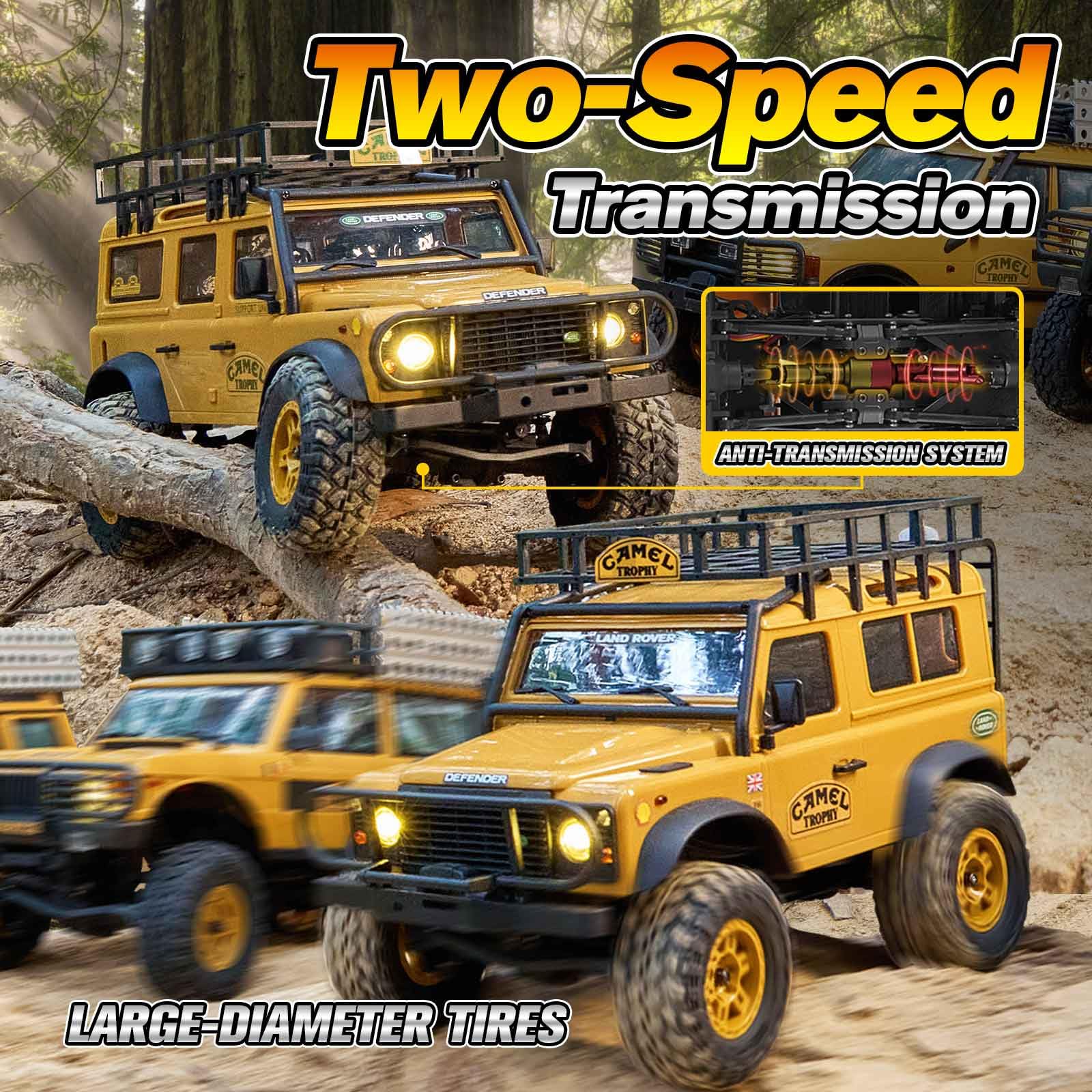 【新品】FMS ランドローバーディフェンダー110 1/24 FCX24M 1/24 Land Rover RC | Camel Trophy | Realistic Adventure