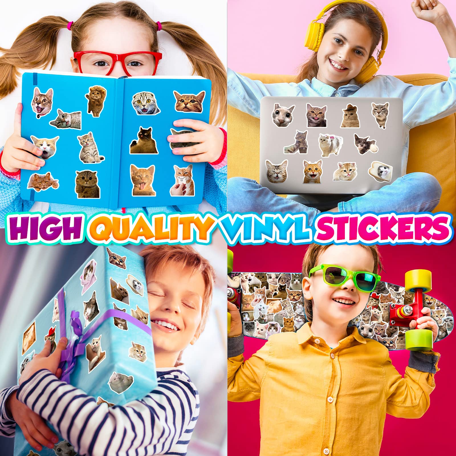 Funny Cat Stickers Set - Image 4